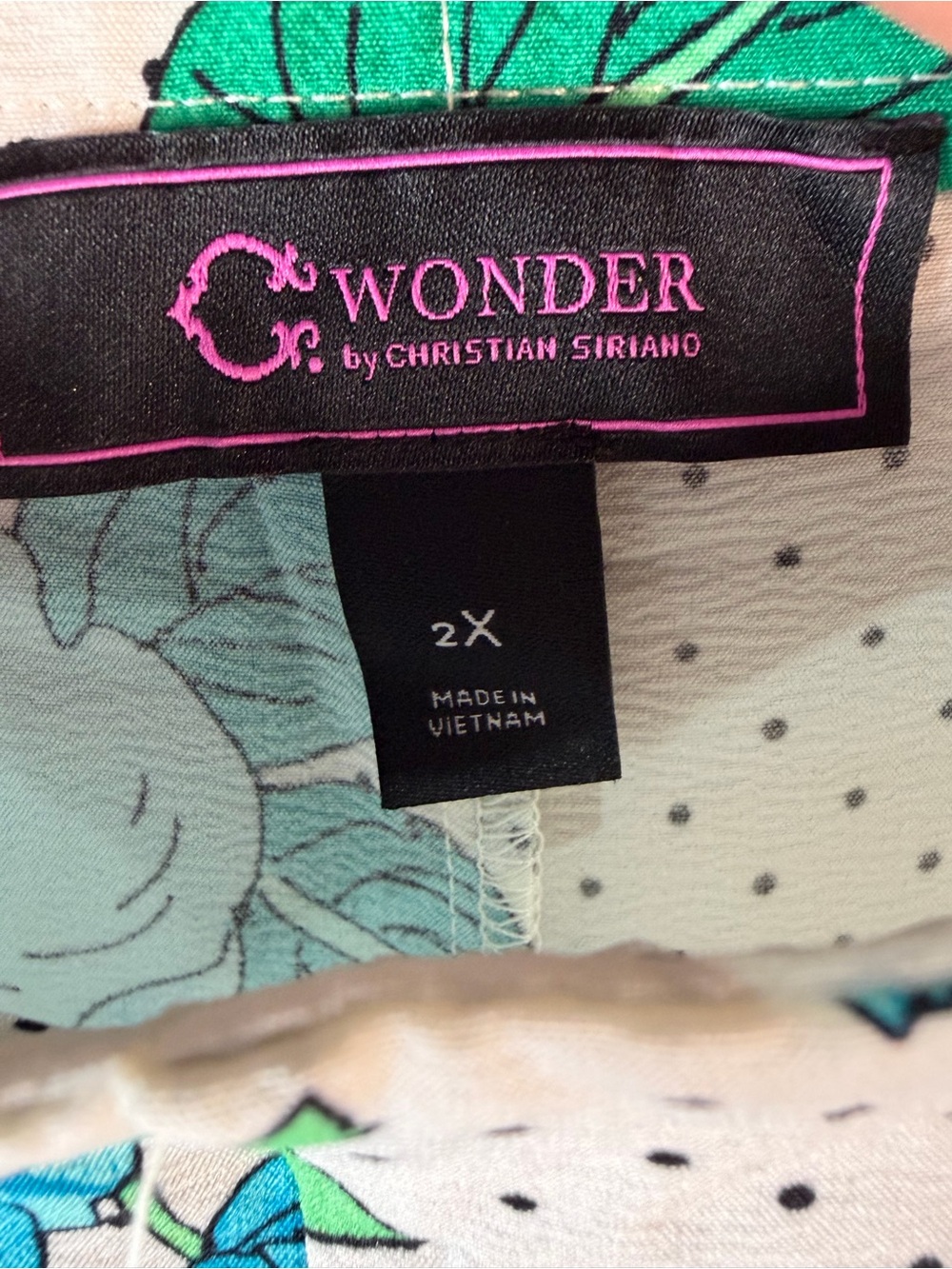 NEW Wonder by Christian Siriano Floral Wide Leg Palazzo Pants Size 2X ππ€ - Picture 2 of 8